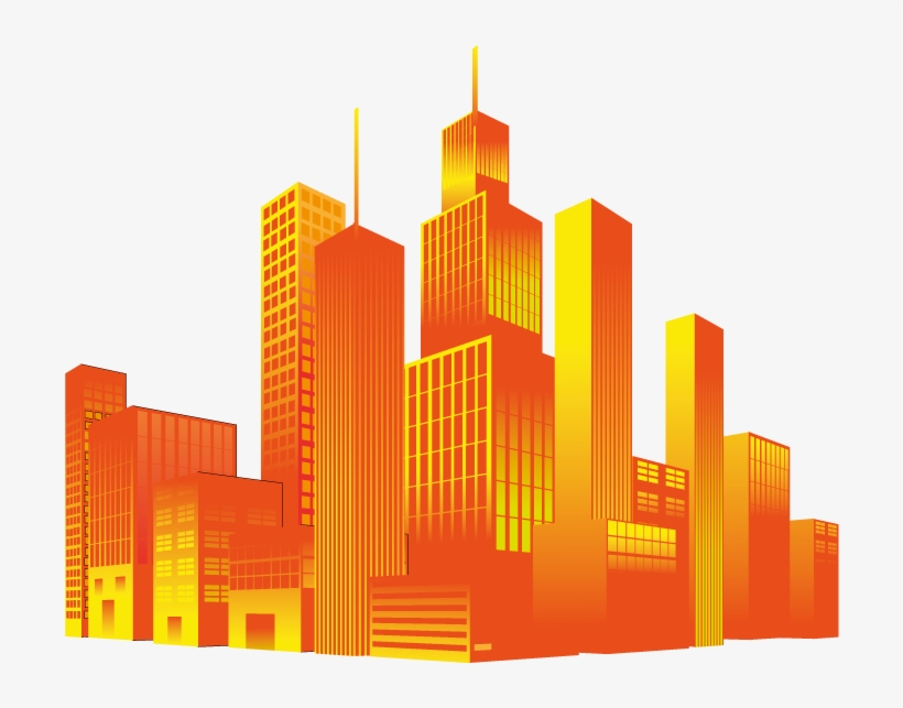 Edificios Dibujo Png - Edificios En Perspectiva Illustrator, transparent png