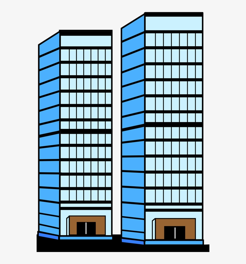 Imágenes De Edificios - Building Images Clipart Black And White, transparent png