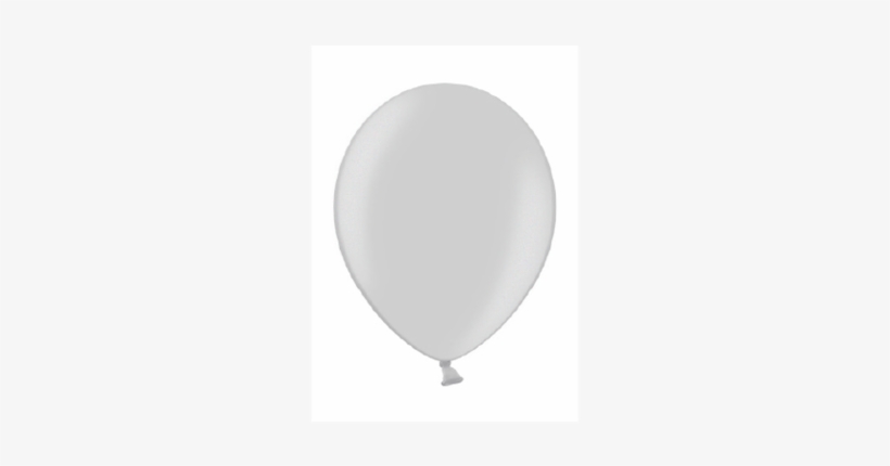 Silver Balloons - 12 Inch White Balloon, transparent png
