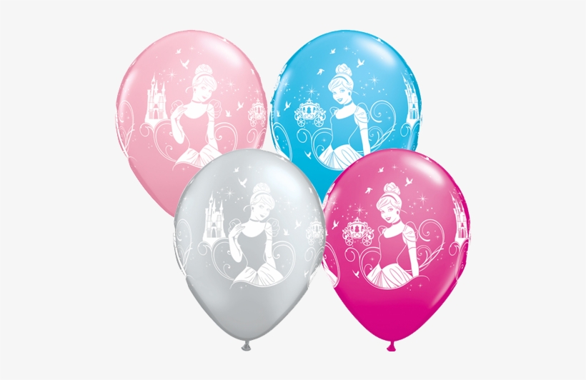 These Officially Licensed Qualatex Latex Balloons Are - Cinderella Latex Balloons - Girls Birthday Theme, Party, transparent png