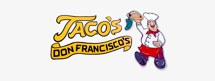Tacos Don Francisco Logo, transparent png