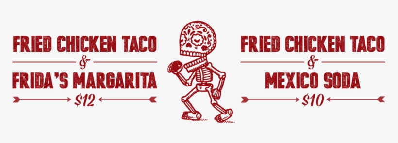 Mex Taco Tuesday Taco Skelly1-01 - Taco, transparent png