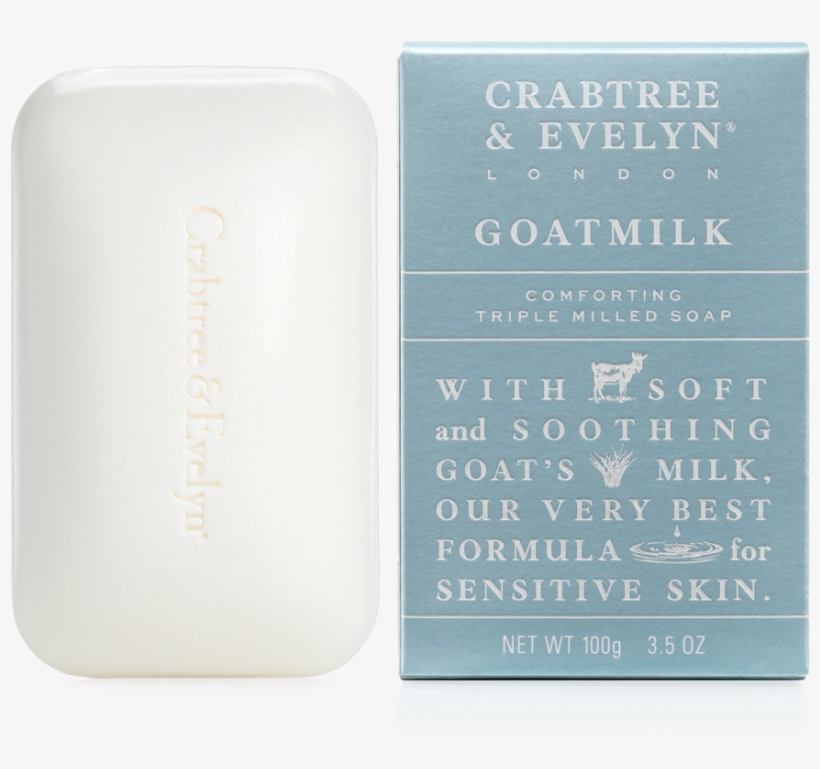 Crabtree & Evelyn Goatmilk & Oat Bar Soap - Crabtree & Evelyn Goatmilk Comforting Triple Milled, transparent png