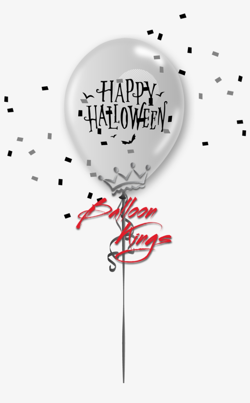 11in Latex Moon & Bat Silver - 3ft Giant Balloons - Happy Halloween 3ft Latex Balloon, transparent png