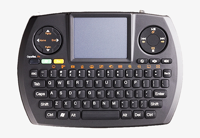 Wireless Ultra Mini Touchpad Keyboard Smklink Vp6364 Black Usb Rf