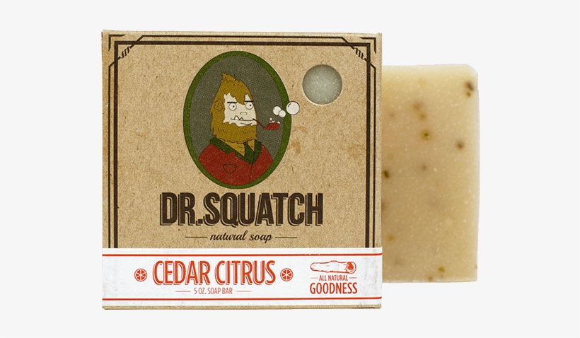 Squatch Bar Soap - Dr Squatch Soap Co Cedar Citrus Bar Soap 5oz, transparent png