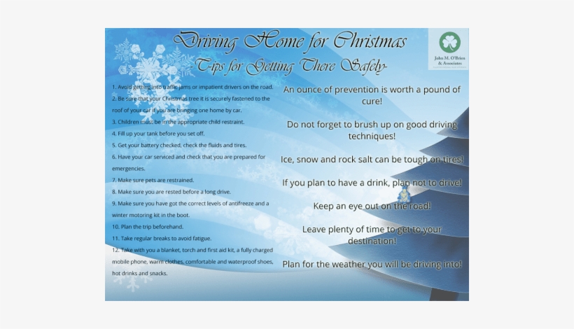 Christmas Tips For Drivers - Wing, transparent png