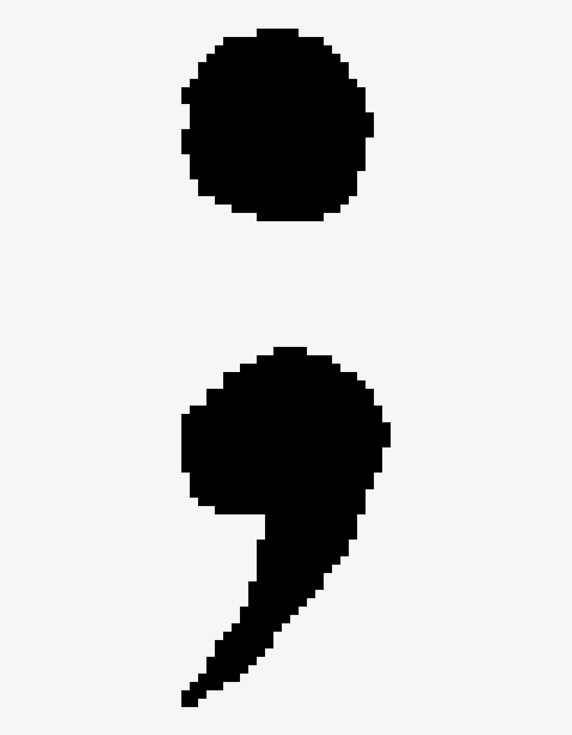 Semicolon - - Illustration, transparent png