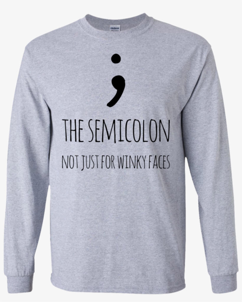 The Semicolon Not Just For Winky Faces Ls Tshirt - Beauty And The Beast 2017 Tshirt, transparent png