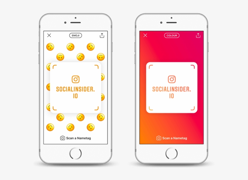 Instagram Nametag Feature - Instagram, transparent png