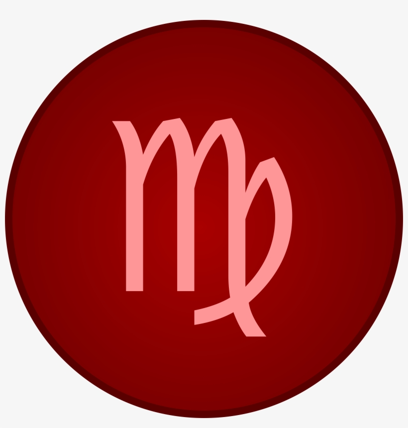 The Planet Mercury Will Pass Through The 12th House - Red Virgo Symbol, transparent png