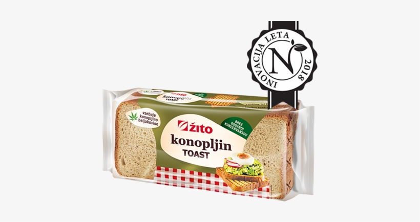 Hemp Toast - Bread, transparent png