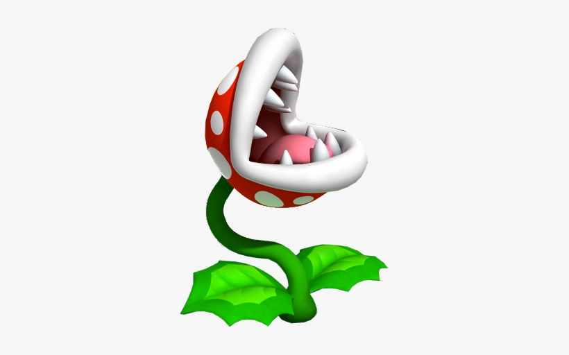 Piranha Plant Artwork - Super Mario Plant, transparent png