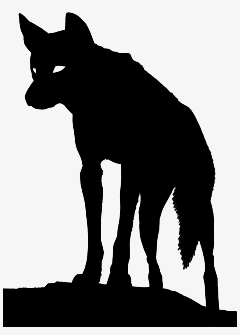 Dingo - Silhouette Of A Dingo, transparent png
