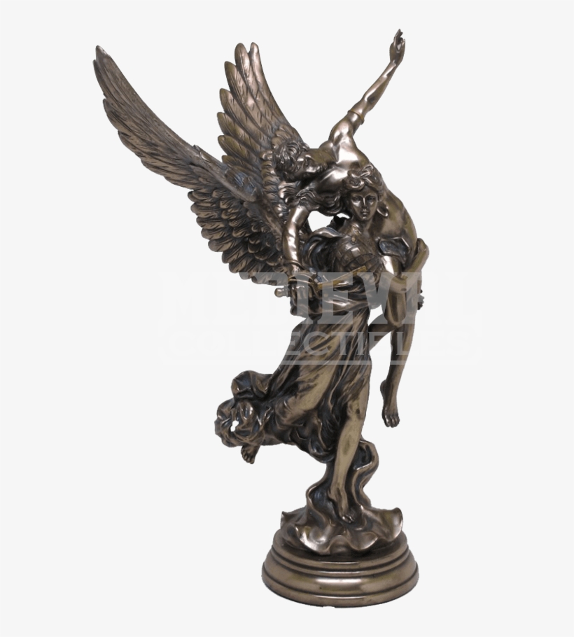 Winged Fame Statue - Pacific Gifts Pheme, Winged Fame Greek Goddess Bronze, transparent png
