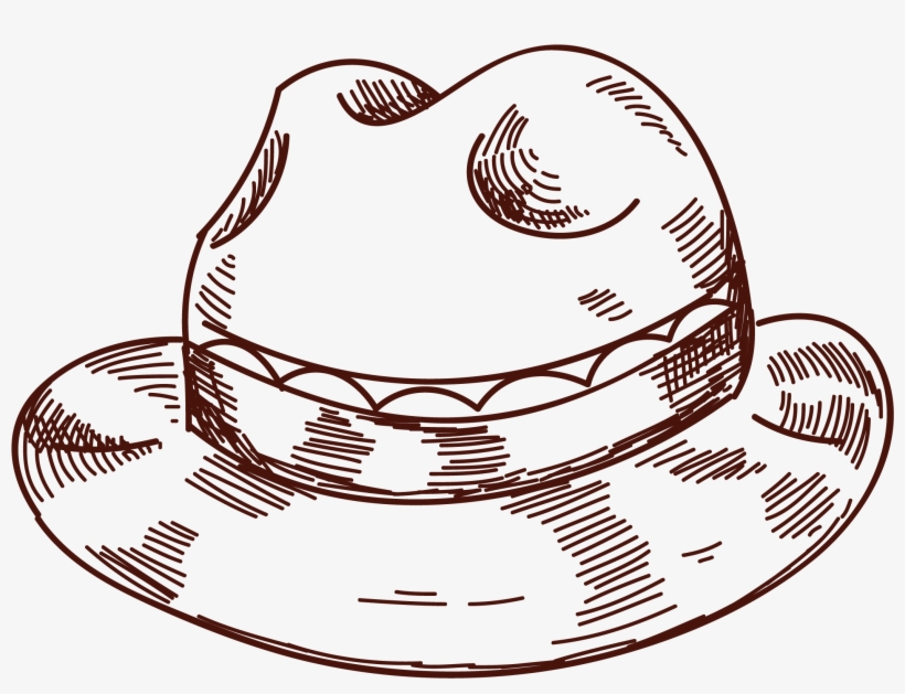Straw Hat Clipart Draw Straw Free Clipart Png Transparent - Hat, transparent png