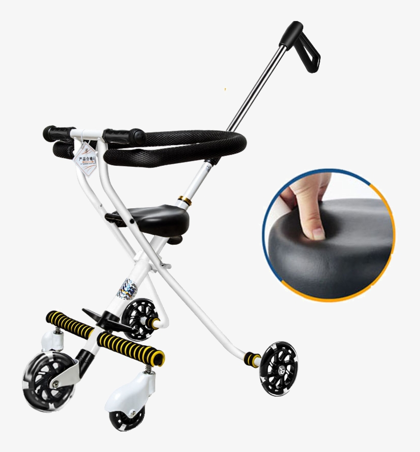 腾文颐 Upgrade Soft Seat Baby Stroller Fence Tricycle - Baby Transport, transparent png
