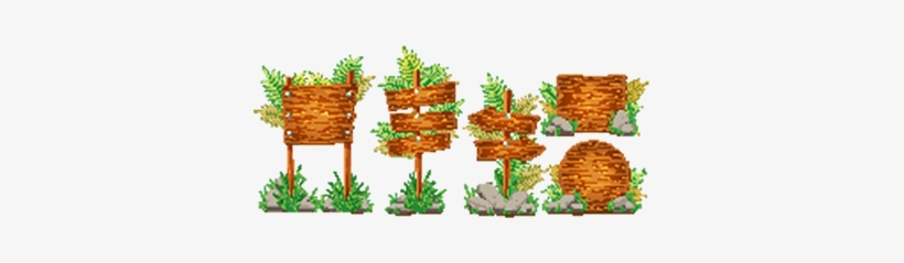 Set Of Vector Cartoon Wooden Signs Of Various Forms, - Illustration, transparent png