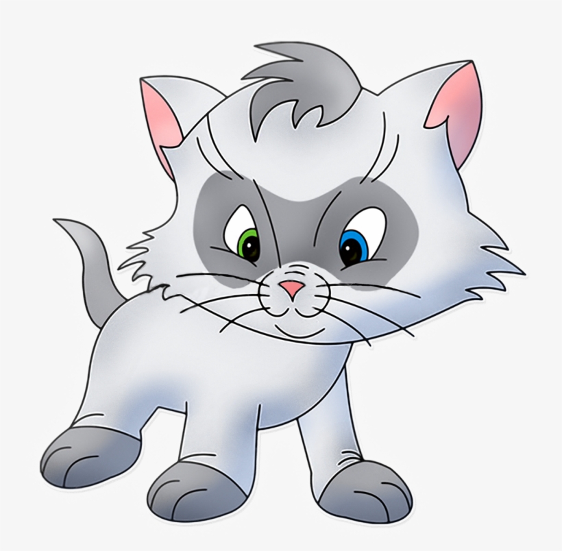 Gifs De Gatos Infantiles Png - Cute Cat Cartoon Png, transparent png