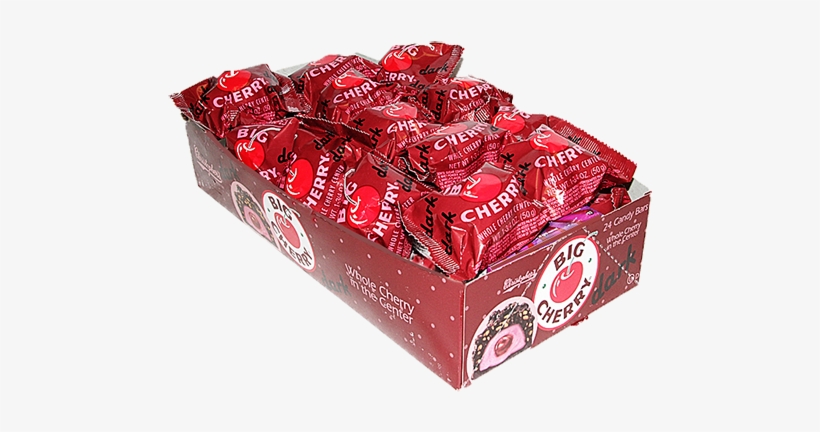 Dark Chocolate Big Cherry Candy Bar - Chocolate, transparent png