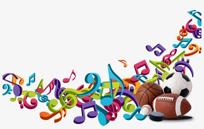 Music For Sports - Free Music Clipart, transparent png