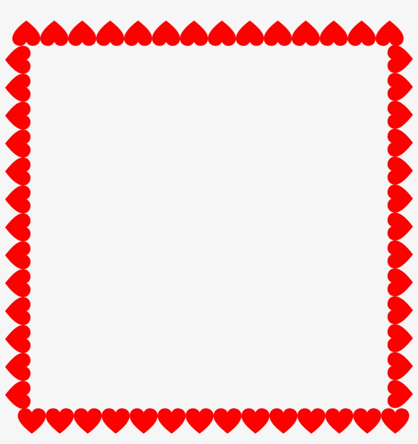 Hearts Frame Clip Library Stock - Heart Frame, transparent png