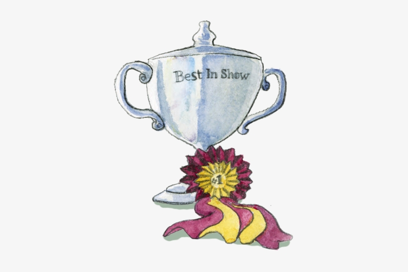 Words, “the Baker Institute,” In Dogs In Review - Dog Show Trophy Clip Art, transparent png