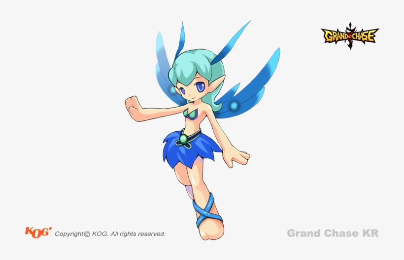 03 Blue Fairy - Grand Chase, transparent png