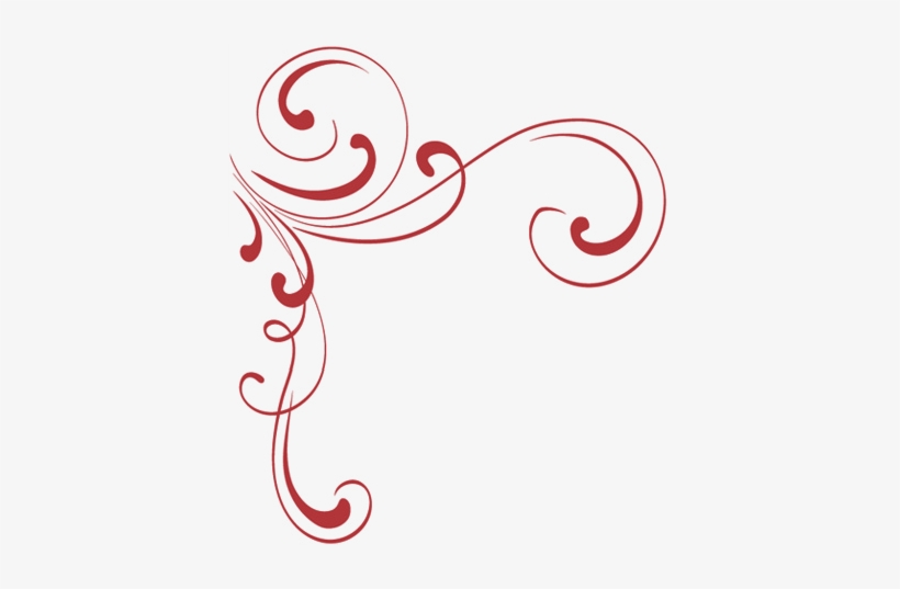 Fresh Wedding Swirl Designs Red Swirls Png Ada Chen - Simple Background Design Png, transparent png