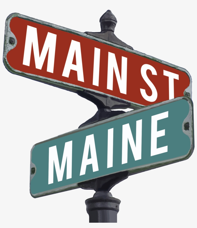 Main Street Maine Logo Bc - Maine, transparent png