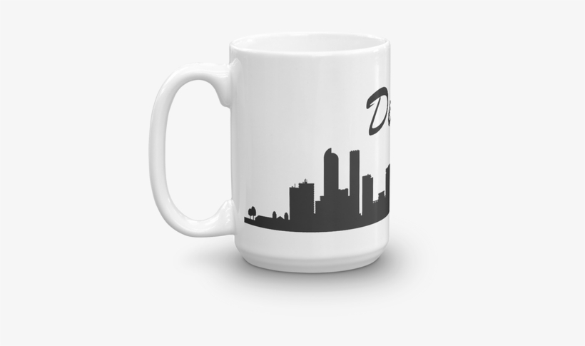 Denver Skyline Coffee Mug - Super Sayian Coffee Vegeta Mug, transparent png