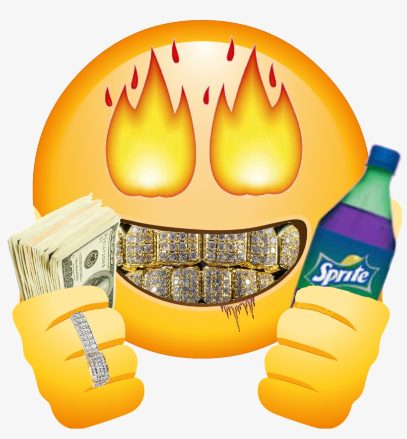 Emoji Emojisticker Lean Dirtysprite Codeine Money Grill, transparent png