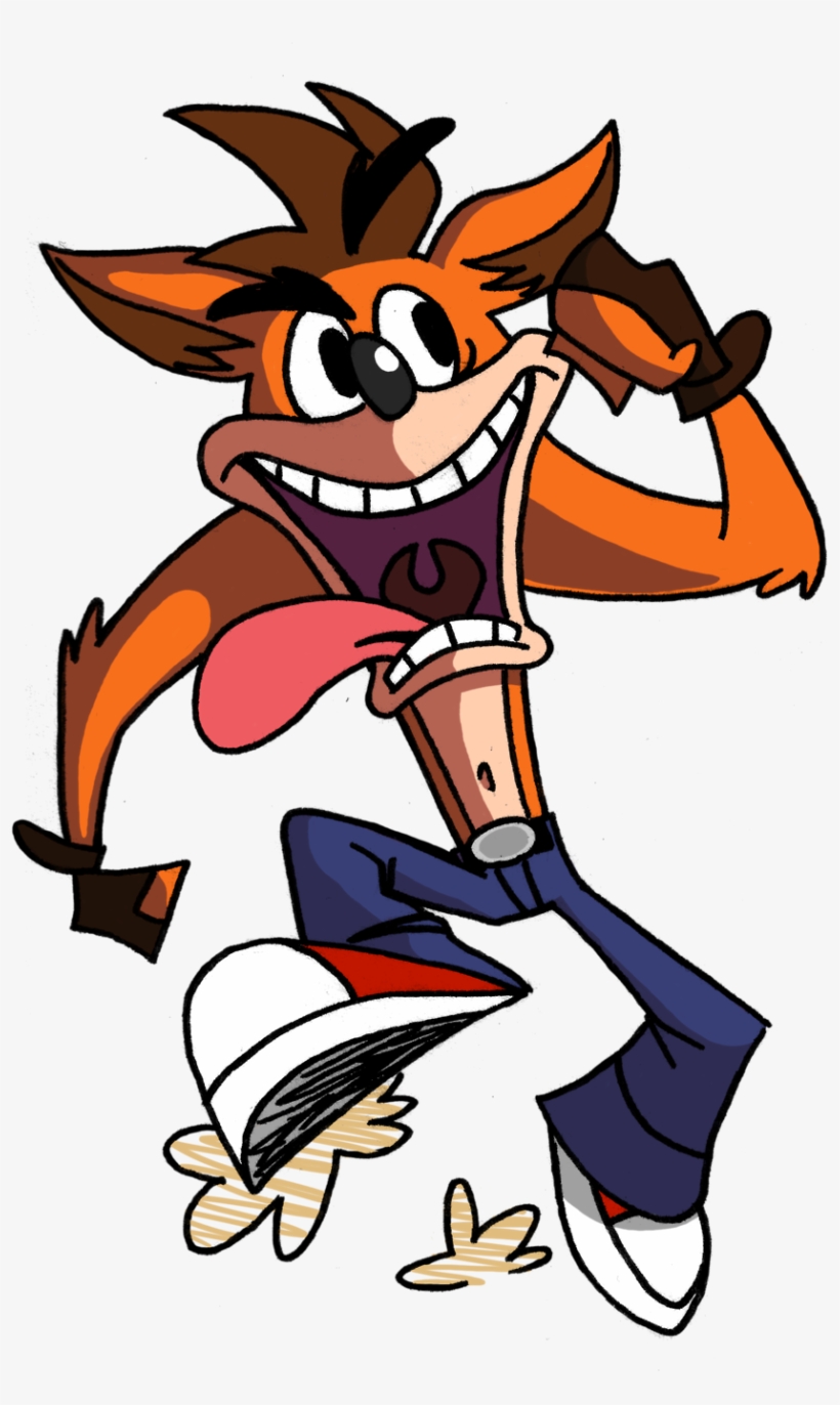Crash Bandicoot By Dovahnightmare - Crash Bandicoot Fan Art Png, transparent png
