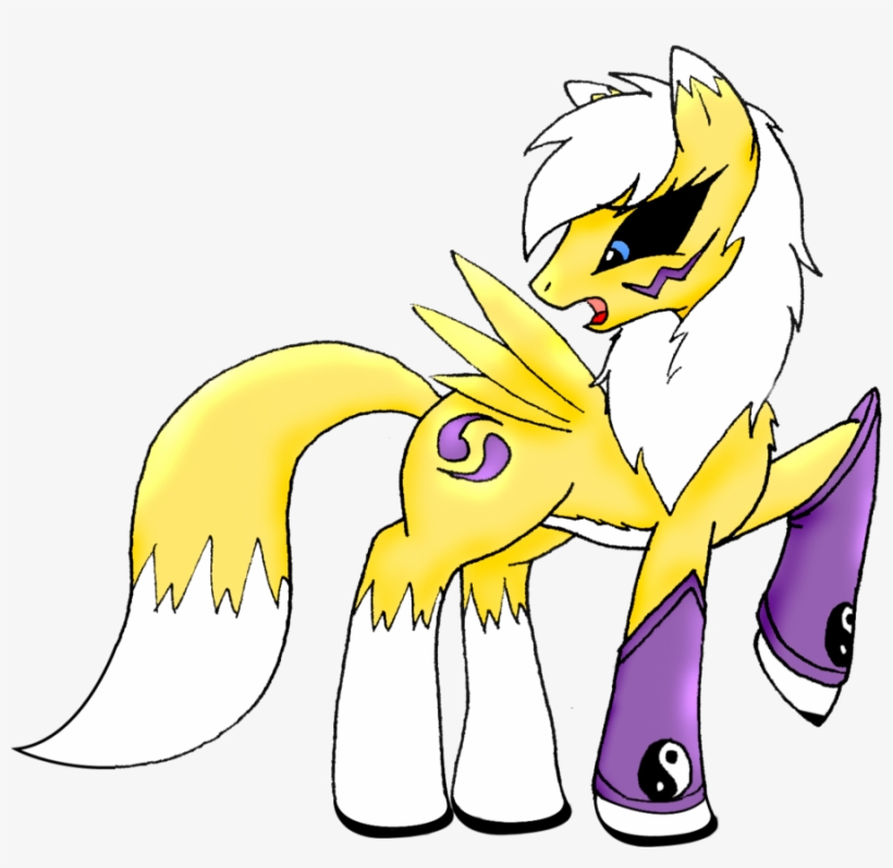 Fanmade Rena Pony - Renamon My Little Pony, transparent png