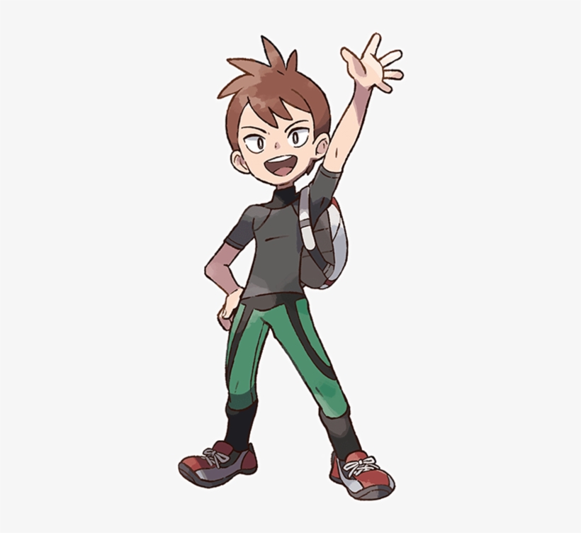 Pokemon Let's Go Rival, transparent png