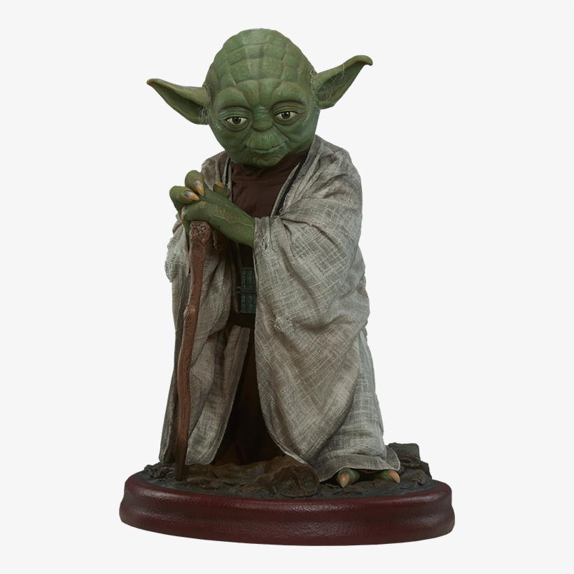 Yoda Life-size Figure - Sideshow Yoda Life Size Figure, transparent png