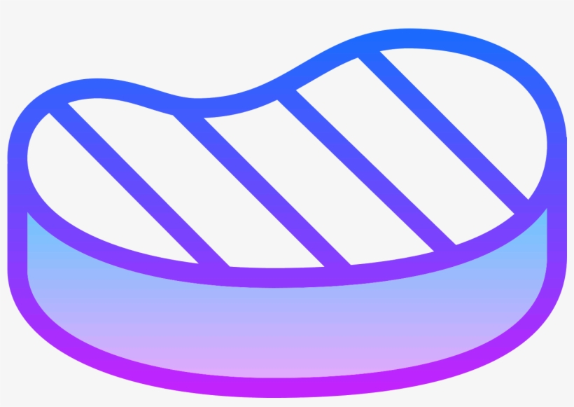 This Is An Icon Representing A Steak - Steak, transparent png