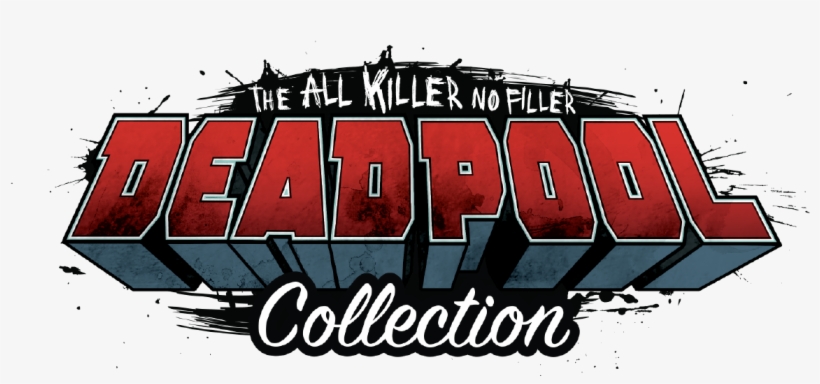 Deadpool With Sword On Name - Refrigerator Magnet, transparent png