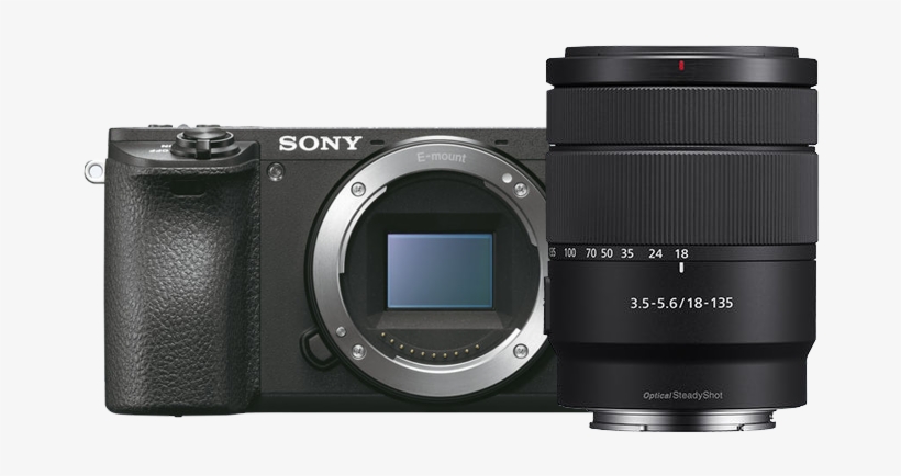 Sony Alpha A6500 Digital Camera With 18 135mm F3 - Sony Alpha A6500 Mirrorless Digital Camera With 16-70, transparent png