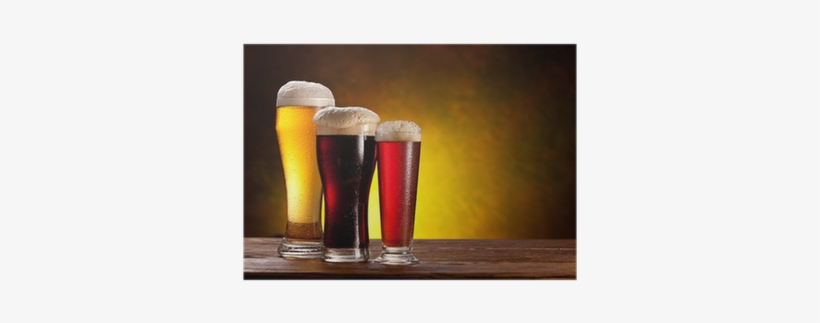 Beer Barrel With Beer Glasses On A Wooden Table - Beer Men In Spa, transparent png