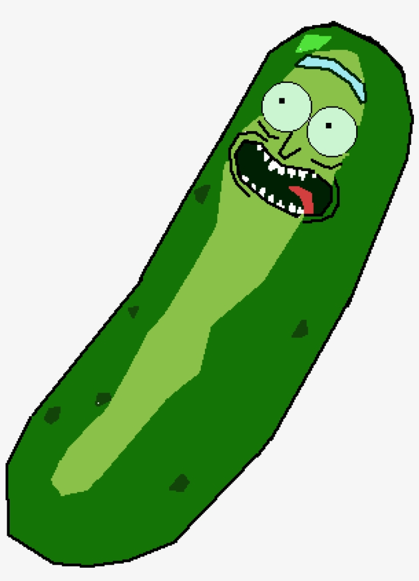 Pickle Rick - Snow Peas, transparent png