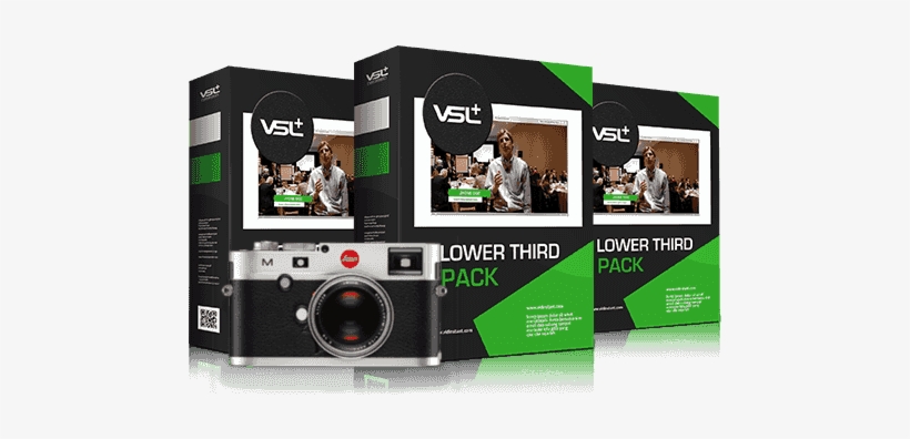 Simple Titles & Lower Third Templates - Leica M 24.0 Mp Digital Camera - 1080p - Rangefinder, transparent png