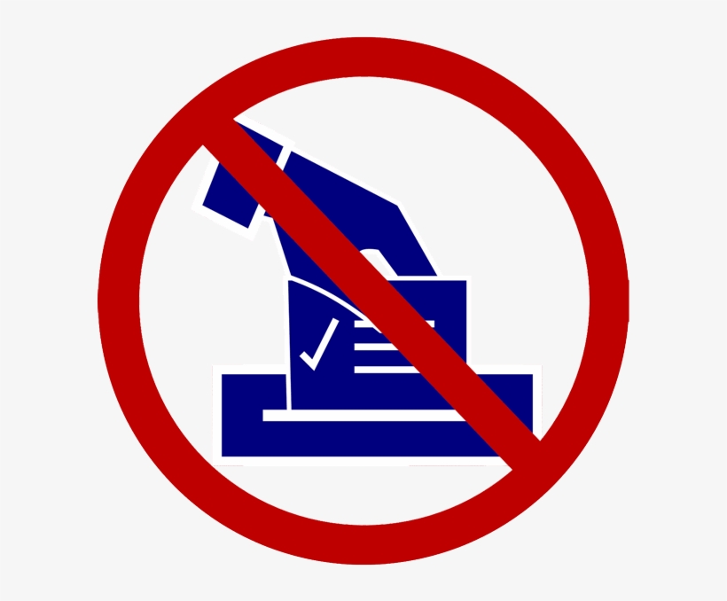 Don't Vote - Election Campegn Png, transparent png