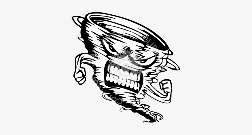 Storm Clipart Tornado - Tornado Animated With Face, transparent png