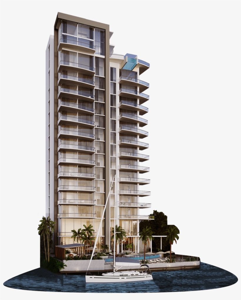 Image Library Skyscraper Clipart Waterfront Frames - Luxury Tower Png, transparent png