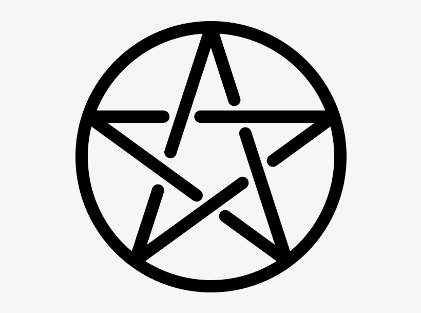 Witch Pentagram, transparent png