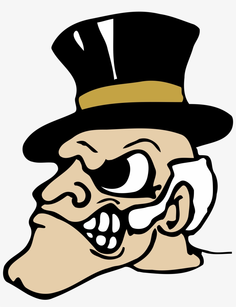 Wake Forest Demon Deacons Logo Png Transparent - Wake Forest Logo Png, transparent png