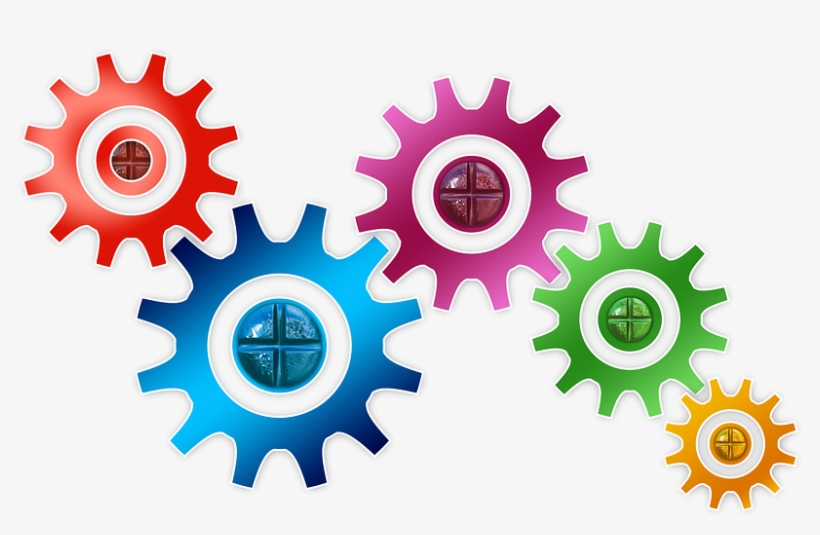 Gears - Maker Space Clipart, transparent png