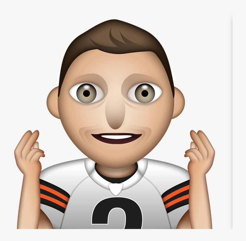 You Know You Don't Mess With This Golden Boy And These - Cleveland Browns Emoji, transparent png