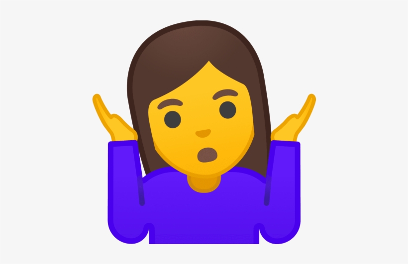 Free Png Shrug Emoji Woman Android Png Images Transparent Girl